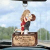 Custom Photo You Make My Heart Skip A Beat - Couple Personalized Custom Car Ornament - Acrylic Custom Shaped - Christmas Gift For Husband Wife, Anniversary