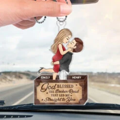 Custom Photo You Make My Heart Skip A Beat - Couple Personalized Custom Car Ornament - Acrylic Custom Shaped - Christmas Gift For Husband Wife, Anniversary -Pawfect House Sale 674ae51267d79