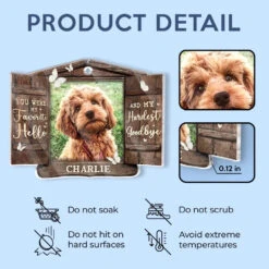 Custom Photo Unconditional Love In A Furry Package - Memorial Personalized Custom Car Ornament - Acrylic Custom Shaped - Sympathy Gift For Pet Owners, Pet Lovers -Pawfect House Sale 6757c14e57dc2