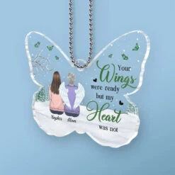 Their Legacy Lives On In Our Hearts - Memorial Personalized Custom Car Ornament - Acrylic Custom Shaped - Sympathy Gift For Family Members -Pawfect House Sale 675905586b806
