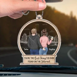 Two Heads, One Heart - Couple Personalized Custom Car Ornament - Acrylic Custom Shaped - Gift For Husband Wife, Anniversary 8 Two Heads, One Heart - Couple Personalized Custom Car Ornament - Acrylic Custom Shaped - Gift For Husband Wife, Anniversary -Pawfect House Sale 6759163d57a0f