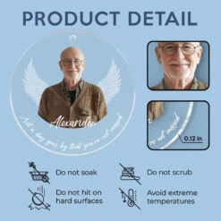 Custom Photo Greatly Loved, Deeply Missed - Memorial Personalized Custom Car Ornament - Acrylic Custom Shaped - Sympathy Gift For Family Members -Pawfect House Sale 67591aa664536