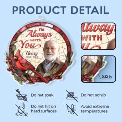 Custom Photo Loving You Forever - Memorial Personalized Custom Car Ornament - Acrylic Custom Shaped - Sympathy Gift For Family Members -Pawfect House Sale 67594d6d252ce