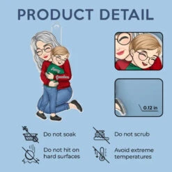 A Little Bit Parent, A Little Bit Best Friend - Family Personalized Custom Car Ornament - Acrylic Custom Shaped - Gift For Grandma -Pawfect House Sale 675965141a7a4