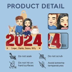 Dogs Have Owners, Cats Have Staff - Dog & Cat Personalized Custom Car Ornament - Acrylic Custom Shaped - Gift For Pet Owners, Pet Lovers -Pawfect House Sale 675bb38a4e366