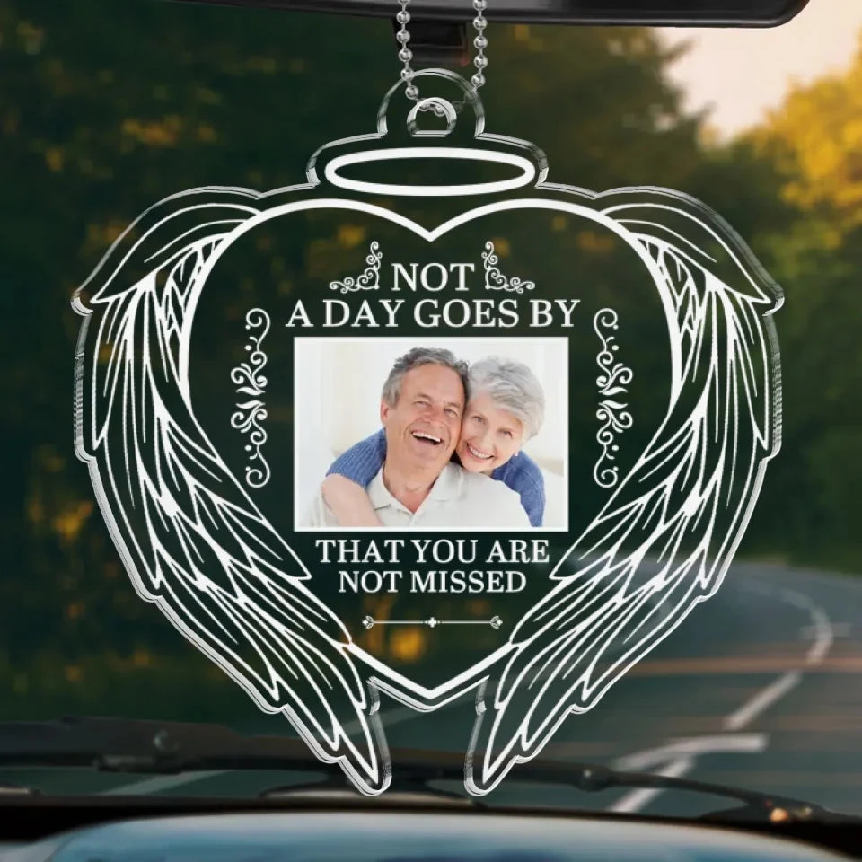 Custom Photo Your Light Will Shine On - Memorial Personalized Custom Car Ornament - Acrylic Custom Shaped - Sympathy Gift For Family Members 2 Custom Photo Your Light Will Shine On - Memorial Personalized Custom Car Ornament - Acrylic Custom Shaped - Sympathy Gift For Family Members - Image 2