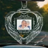 Custom Photo Your Light Will Shine On - Memorial Personalized Custom Car Ornament - Acrylic Custom Shaped - Sympathy Gift For Family Members
