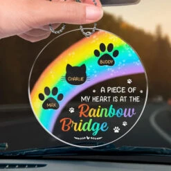 Much Loved Never Forgotten - Memorial Personalized Custom Car Ornament - Acrylic Custom Shaped - Sympathy Gift For Pet Owners, Pet Lovers -Pawfect House Sale 675be361a5882