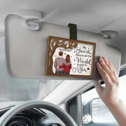 Together Is My Favorite Place To Be - Couple Personalized Custom Car Visor Clip - Gift For Husband Wife, Anniversary 7 Together Is My Favorite Place To Be - Couple Personalized Custom Car Visor Clip - Gift For Husband Wife, Anniversary -Pawfect House Sale 675ffb81372fa