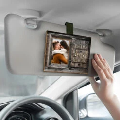 Custom Photo I Love You With All Of Me - Couple Personalized Custom Car Visor Clip - Gift For Husband Wife, Anniversary -Pawfect House Sale 67613025770f9