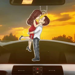 Our Love Is A Beautiful Symphony - Couple Personalized Custom Car Ornament - Acrylic Custom Shaped - Gift For Husband Wife, Anniversary, LGBTQ+ -Pawfect House Sale 676152a14dc23