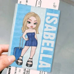 Wander Often, Wonder Always - Travel Personalized Custom Passport Cover, Passport Holder - Holiday Vacation Gift, Gift For Adventure Travel Lovers