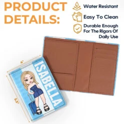 Wander Often, Wonder Always - Travel Personalized Custom Passport Cover, Passport Holder - Holiday Vacation Gift, Gift For Adventure Travel Lovers -Pawfect House Sale 6764d8b6235a3