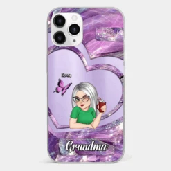 There's No Place Like Home Except Grandma's - Family Personalized Custom Clear Phone Case - Gift For Grandma -Pawfect House Sale 67651ef339a85 3f4449bd 32e6 43f9 836c c2bf9ace9997