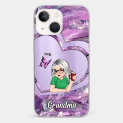 There's No Place Like Home Except Grandma's - Family Personalized Custom Clear Phone Case - Gift For Grandma -Pawfect House Sale 67651efd79fcb 14176317 d398 492f a247 8d44860cbdb6