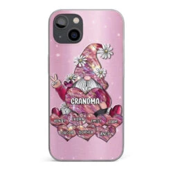 Grandmas Sprinkle Love Like Fairy Dust, Making Everything Magical - Family Personalized Custom Clear Phone Case - Gift For Mom, Grandma