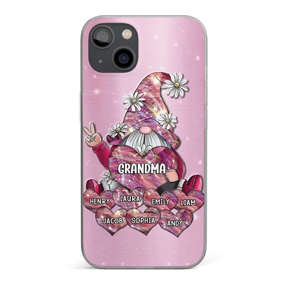Grandmas Sprinkle Love Like Fairy Dust, Making Everything Magical - Family Personalized Custom Clear Phone Case - Gift For Mom, Grandma 1 Grandmas Sprinkle Love Like Fairy Dust, Making Everything Magical - Family Personalized Custom Clear Phone Case - Gift For Mom, Grandma