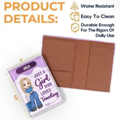 Take Only Memories, Leave Only Footprints - Travel Personalized Custom Passport Cover, Passport Holder - Holiday Vacation Gift, Gift For Adventure Travel Lovers -Pawfect House Sale 6768d5582c31d