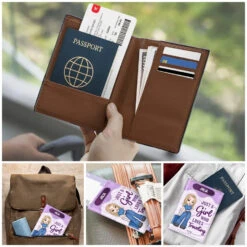 Take Only Memories, Leave Only Footprints - Travel Personalized Custom Passport Cover, Passport Holder - Holiday Vacation Gift, Gift For Adventure Travel Lovers -Pawfect House Sale 6768d55cdd782