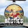 Life’s Better With A Bestie Like You - Bestie Personalized Custom Car Ornament - Acrylic Custom Shaped - Gift For Best Friends, BFF, Sisters