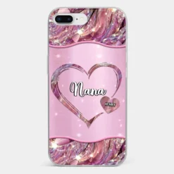 A Garden Of Love Grows In A Grandmother's Heart - Family Personalized Custom Faux Jewelry Effect Printed Clear Phone Case - Gift For Mom, Grandma 23 A Garden Of Love Grows In A Grandmother's Heart - Family Personalized Custom Faux Jewelry Effect Printed Clear Phone Case - Gift For Mom, Grandma -Pawfect House Sale 676a733366440 a5132e3a 89a3 4640 878f c8da34c95446