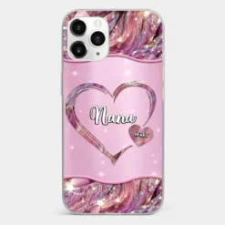 A Garden Of Love Grows In A Grandmother's Heart - Family Personalized Custom Faux Jewelry Effect Printed Clear Phone Case - Gift For Mom, Grandma 26 A Garden Of Love Grows In A Grandmother's Heart - Family Personalized Custom Faux Jewelry Effect Printed Clear Phone Case - Gift For Mom, Grandma -Pawfect House Sale 676a733667e54 016f96de 1821 4906 a25b a503e075f087