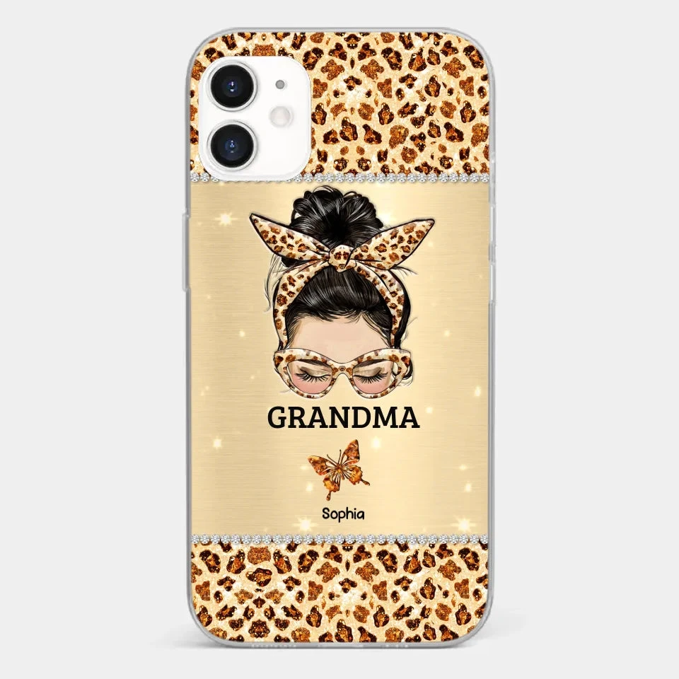 A Grandmother's Love Is Forever And Always - Family Personalized Custom Faux Jewelry Effect Printed Clear Phone Case - Gift For Mom, Grandma 6 A Grandmother's Love Is Forever And Always - Family Personalized Custom Faux Jewelry Effect Printed Clear Phone Case - Gift For Mom, Grandma - Image 6
