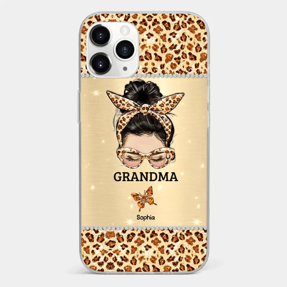 A Grandmother's Love Is Forever And Always - Family Personalized Custom Faux Jewelry Effect Printed Clear Phone Case - Gift For Mom, Grandma 8 A Grandmother's Love Is Forever And Always - Family Personalized Custom Faux Jewelry Effect Printed Clear Phone Case - Gift For Mom, Grandma - Image 8