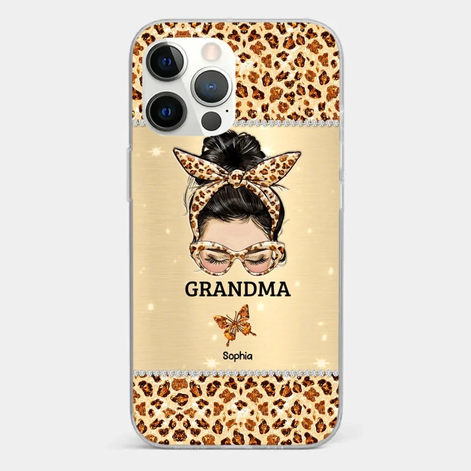 A Grandmother's Love Is Forever And Always - Family Personalized Custom Faux Jewelry Effect Printed Clear Phone Case - Gift For Mom, Grandma 11 A Grandmother's Love Is Forever And Always - Family Personalized Custom Faux Jewelry Effect Printed Clear Phone Case - Gift For Mom, Grandma - Image 11
