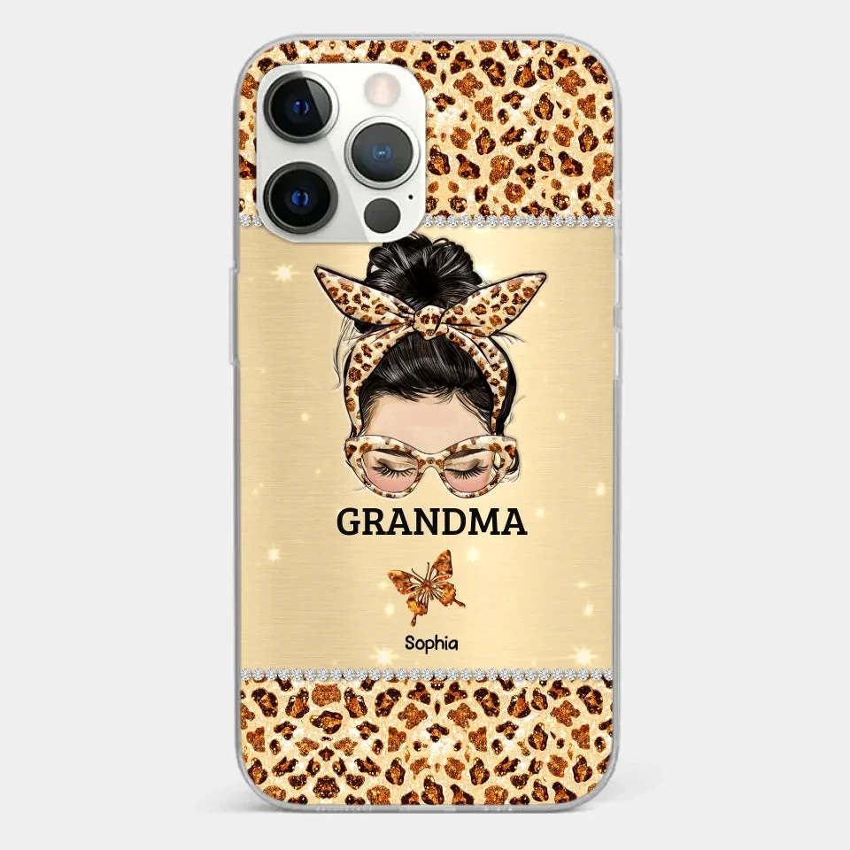 A Grandmother's Love Is Forever And Always - Family Personalized Custom Faux Jewelry Effect Printed Clear Phone Case - Gift For Mom, Grandma 12 A Grandmother's Love Is Forever And Always - Family Personalized Custom Faux Jewelry Effect Printed Clear Phone Case - Gift For Mom, Grandma - Image 12