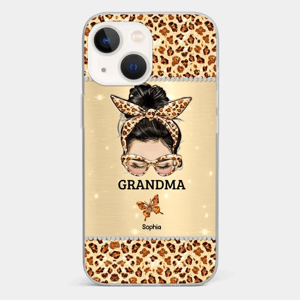 A Grandmother's Love Is Forever And Always - Family Personalized Custom Faux Jewelry Effect Printed Clear Phone Case - Gift For Mom, Grandma 17 A Grandmother's Love Is Forever And Always - Family Personalized Custom Faux Jewelry Effect Printed Clear Phone Case - Gift For Mom, Grandma - Image 17