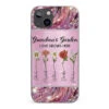 Grandma’s Love Doesn’t Grow Old, It Grows Deeper - Family Personalized Custom Faux Jewelry Effect Printed Clear Phone Case - Gift For Mom, Grandma