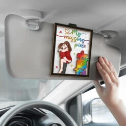 One Soul In Two Bodies - Couple Personalized Custom Car Visor Clip - Gift For Husband Wife, Anniversary, LGBTQ+ 7 One Soul In Two Bodies - Couple Personalized Custom Car Visor Clip - Gift For Husband Wife, Anniversary, LGBTQ+ -Pawfect House Sale 676bbbf3dd4f1