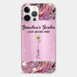 Grandma’s Love Doesn’t Grow Old, It Grows Deeper - Family Personalized Custom Faux Jewelry Effect Printed Clear Phone Case - Gift For Mom, Grandma -Pawfect House Sale 676bce3f5ef14 df83e565 d1a2 4e63 bba6 fb79a90a8c23