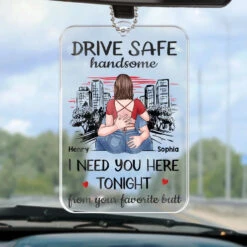 You Are My Heart's Desire - Couple Personalized Custom Car Ornament - Acrylic Custom Shaped - Gift For Husband Wife, Anniversary