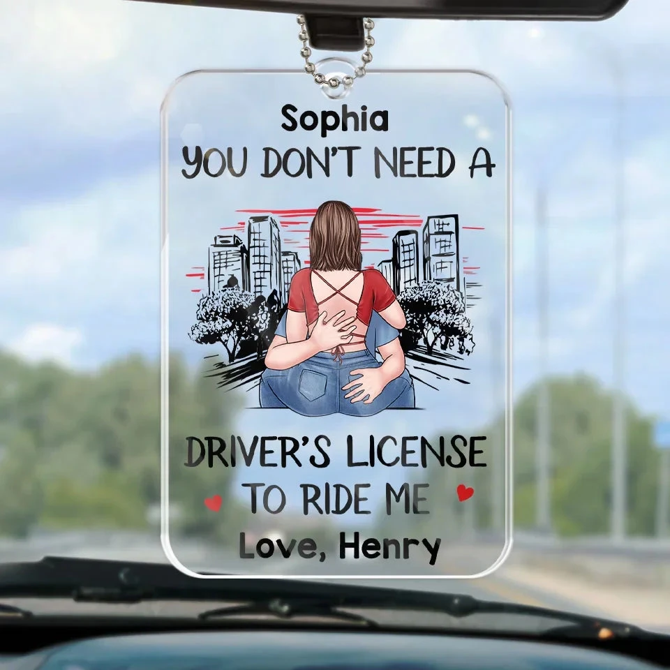 The Best Part Of My Day Is You - Couple Personalized Custom Car Ornament - Acrylic Custom Shaped - Gift For Husband Wife, Anniversary 1 The Best Part Of My Day Is You - Couple Personalized Custom Car Ornament - Acrylic Custom Shaped - Gift For Husband Wife, Anniversary