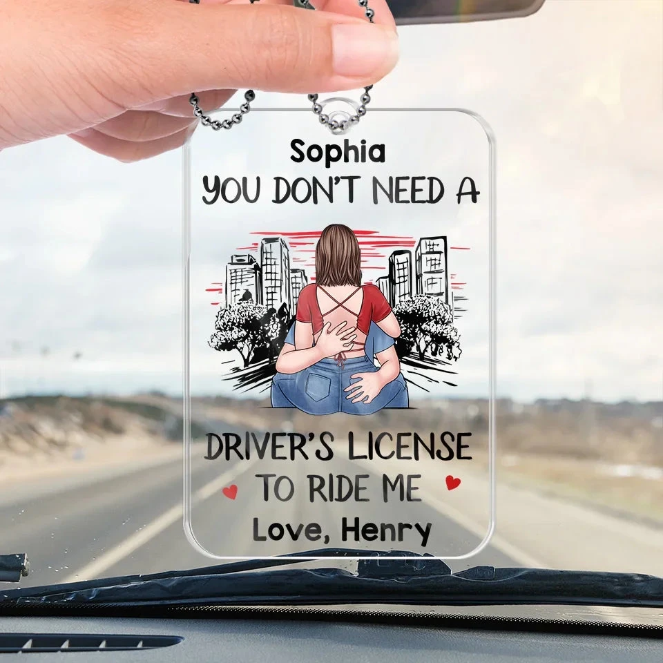 The Best Part Of My Day Is You - Couple Personalized Custom Car Ornament - Acrylic Custom Shaped - Gift For Husband Wife, Anniversary 4 The Best Part Of My Day Is You - Couple Personalized Custom Car Ornament - Acrylic Custom Shaped - Gift For Husband Wife, Anniversary - Image 4