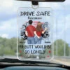 My Butt Would Be So Lonely Without You - Couple Personalized Custom Car Ornament - Acrylic Custom Shaped - Gift For Husband Wife, Anniversary
