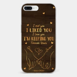 Loved You Then, Love You Still - Couple Personalized Custom Clear Phone Case - Gift For Husband Wife, Anniversary -Pawfect House Sale 676cd4c79a568 c50a9659 1bec 4431 8b3e f045f41fc9da