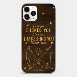 Loved You Then, Love You Still - Couple Personalized Custom Clear Phone Case - Gift For Husband Wife, Anniversary -Pawfect House Sale 676cd4caa02ac f13ad42c b173 4a67 9db9 7b4dca73f8a1