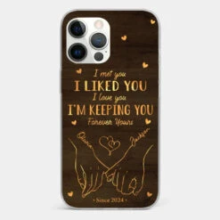 Loved You Then, Love You Still - Couple Personalized Custom Clear Phone Case - Gift For Husband Wife, Anniversary -Pawfect House Sale 676cd4cd9c78c 38a81d6d d2eb 4b1f 941e 0d693246cc9d