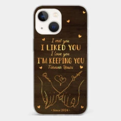 Loved You Then, Love You Still - Couple Personalized Custom Clear Phone Case - Gift For Husband Wife, Anniversary -Pawfect House Sale 676cd4d26c929 24daa8ee c4c1 44b5 bb35 a8d849ba5190