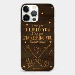 Loved You Then, Love You Still - Couple Personalized Custom Clear Phone Case - Gift For Husband Wife, Anniversary -Pawfect House Sale 676cd4d48a002 a8b0e207 e39b 49ad b5c3 a13656f546f2