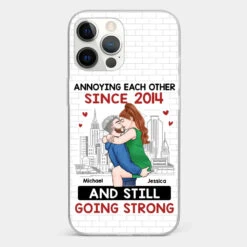 Destiny Made Us A Couple But Love Made Us Forever Together - Couple Personalized Custom Clear Phone Case - Gift For Husband Wife, Anniversary -Pawfect House Sale 676d2917bd562 ef34df6a 31f5 45f4 b3cc c1425aed1cf6