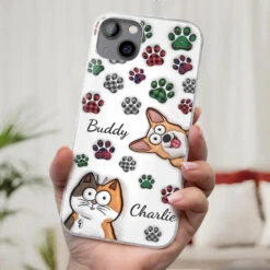 Life Would Be Ruff Without You - Dog & Cat Personalized Custom 3D Inflated Effect Printed Clear Phone Case - Gift For Pet Owners, Pet Lovers -Pawfect House Sale 676d2fd9075b5