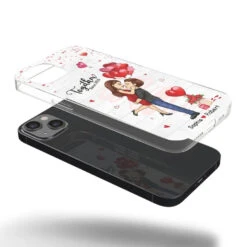 My Love For You Is Endless - Couple Personalized Custom Clear Phone Case - Gift For Husband Wife, Anniversary -Pawfect House Sale 676d37666281f