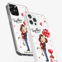 My Love For You Is Endless - Couple Personalized Custom Clear Phone Case - Gift For Husband Wife, Anniversary -Pawfect House Sale 676d376c3438b
