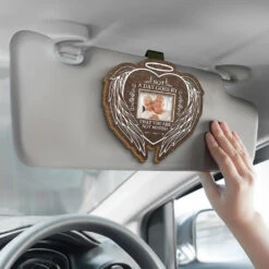 Custom Photo Always On Our Minds Forever In Our Hearts - Memorial Personalized Custom Car Visor Clip - Sympathy Gift For Family Members -Pawfect House Sale 676e036f5f5e4