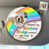 Custom Photo You Left Paw Prints On My Soul - Memorial Personalized Custom Car Visor Clip - Sympathy Gift For Pet Owners, Pet Lovers