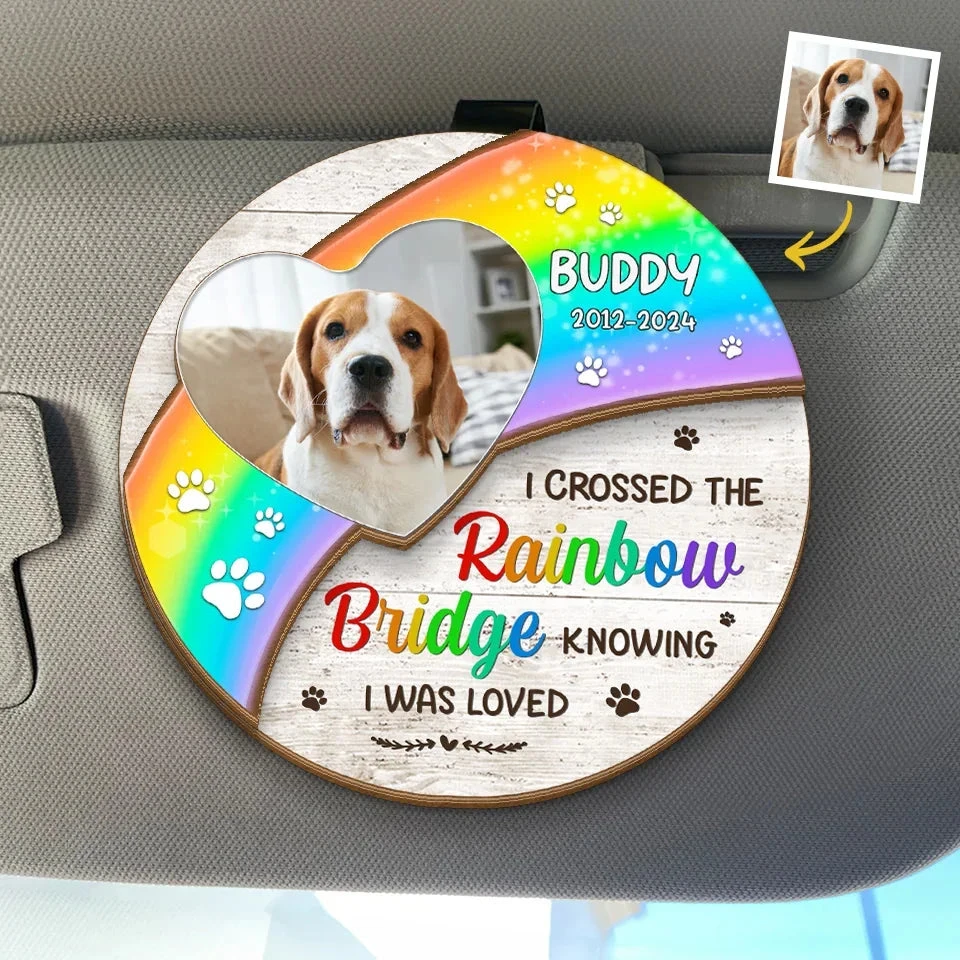 Custom Photo You Left Paw Prints On My Soul - Memorial Personalized Custom Car Visor Clip - Sympathy Gift For Pet Owners, Pet Lovers 1 Custom Photo You Left Paw Prints On My Soul - Memorial Personalized Custom Car Visor Clip - Sympathy Gift For Pet Owners, Pet Lovers